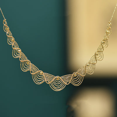 Collar de Encaje en Oro 18k para Mujer - Image 2