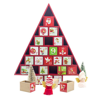 Calendario Navideño de Madera - Decoración Festiva - Image 3