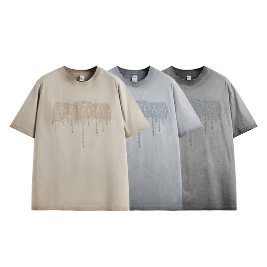 Camiseta Hombre Estilo Vintage con Estampado Silicon Lavado - Image 2