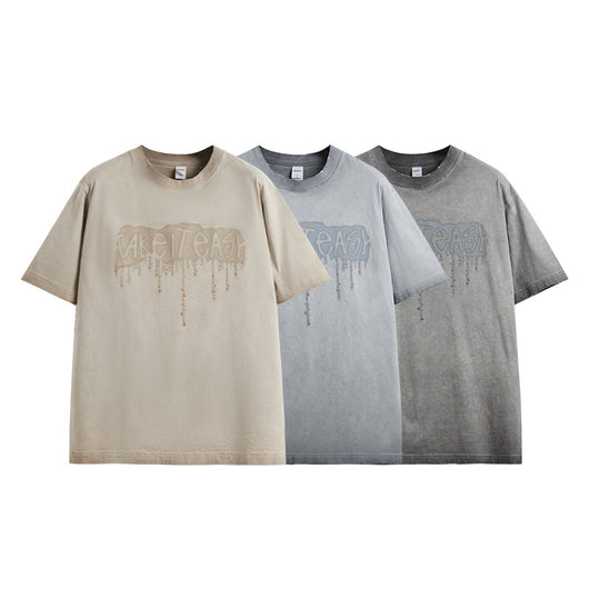 Camiseta Hombre Estilo Vintage con Estampado Silicon Lavado - Image 2