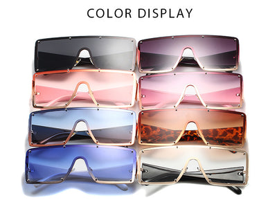 Gafas de Sol Cuadradas Oversized con Personalidad para Mujer - Image 13