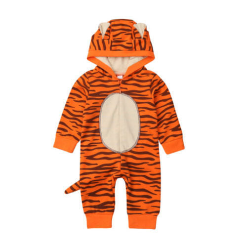 Pijama Enterizo con Capucha Estampado para Niños - Image 4
