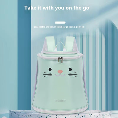 Mochila Transportadora Plegable para Mascotas - Gran Capacidad para Gatos y Perros - Image 5