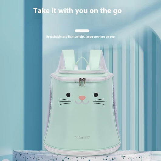 Mochila Transportadora Plegable para Mascotas - Gran Capacidad para Gatos y Perros - Image 5