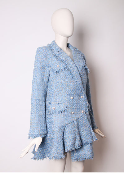 Abrigo de Lana Midi con Falda Asimétrica - Image 7