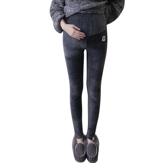 Pantalones de Maternidad Plus Terciopelo Grueso - Image 2