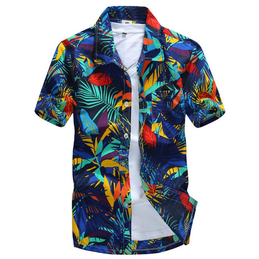 Camisa de Playa Manga Corta para Hombre - Comodidad de Verano - Image 10
