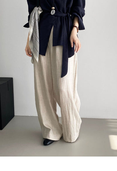 Conjunto de Blusa Casual y Pantalón Ancho con Cintura Elástica - Image 17