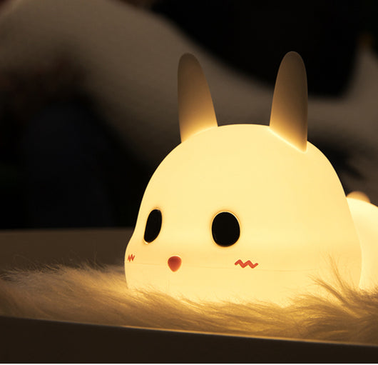Luz Nocturna Conejo Adorable de Silicona - Image 4