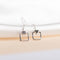 Aretes Largos con Diamantes Brillantes