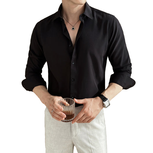 Camisa de Negocios Manga Larga Multicolor para Hombre - Image 5