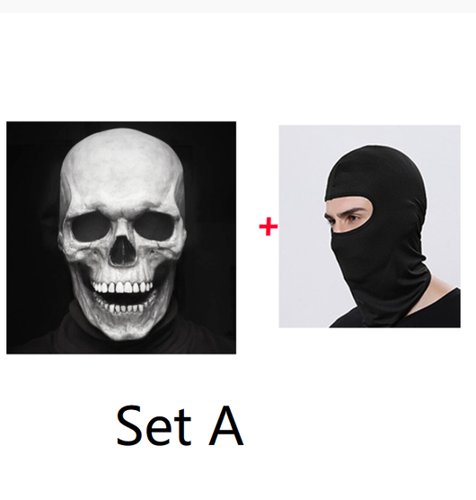Máscara Cráneo Móvil 3D con Mandíbula Articulada - Disfraz Horror Profesional - Image 12