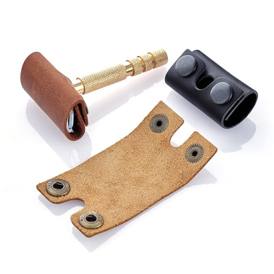Estuche de Cuero Genuino para Rasurador de Seguridad de Doble Filo - Image 7