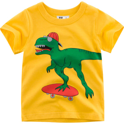 Camiseta Infantil de Verano con Diseño de Dinosaurio - Ropa Niños Directo de Fábrica - Image 3