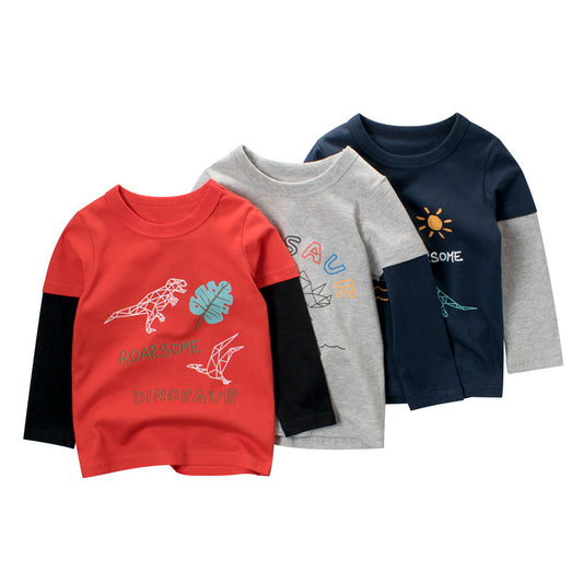 Camiseta Manga Larga para Niños - Polera Base Infantil