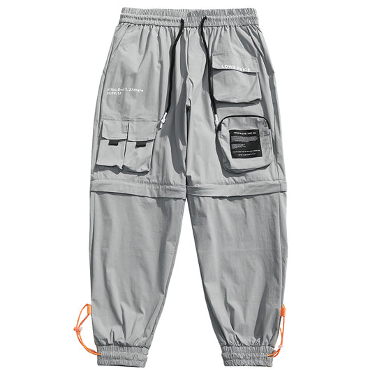 Pantalones de Trabajo Casual con Múltiples Bolsillos y Corte Holgado - Image 3