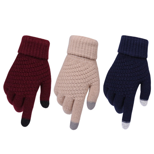 Guantes Tejidos para Parejas con Pantalla Táctil
