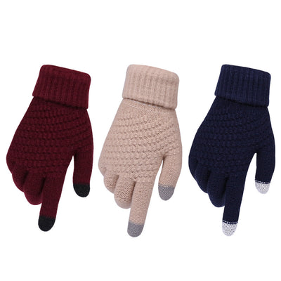 Guantes Tejidos para Parejas con Pantalla Táctil