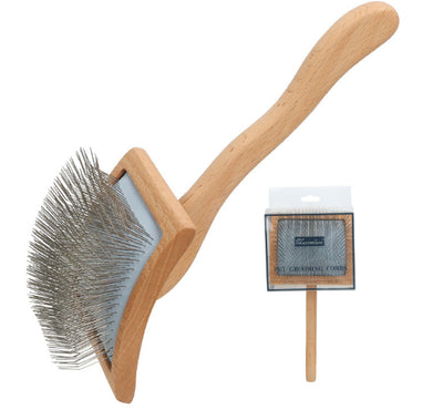 Peine Deslanador de Madera con Cuchilla de Aire y Aguja para Mascotas - Image 28