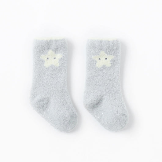 Calcetines Térmicos de Lana de Visón para Recién Nacido - Tubo Medio Reforzado - Image 4