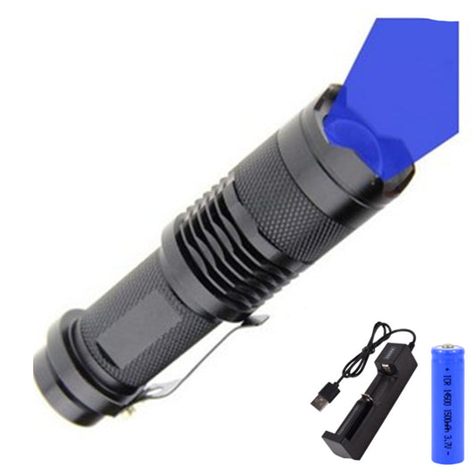 Linterna LED Multicolor con Zoom Telescópico Ajustable - Image 15