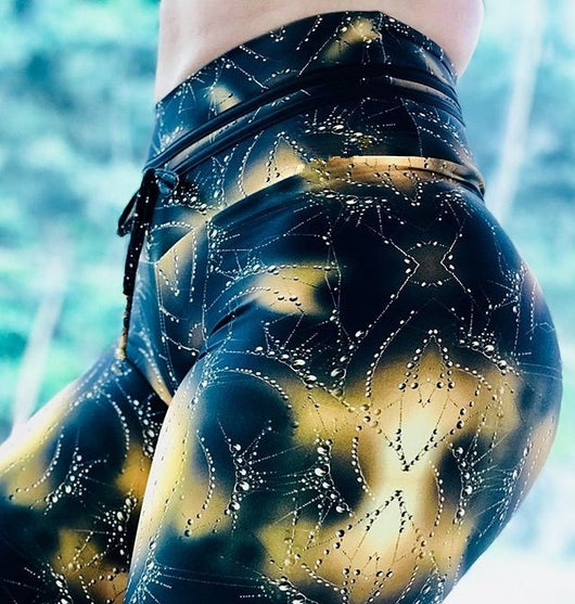 Pantalones de yoga con estampado viento para mujer - Image 2