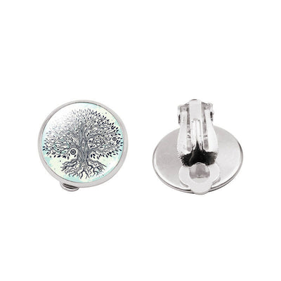 Aretes Árbol de la Vida con Gema Brillante - Image 16