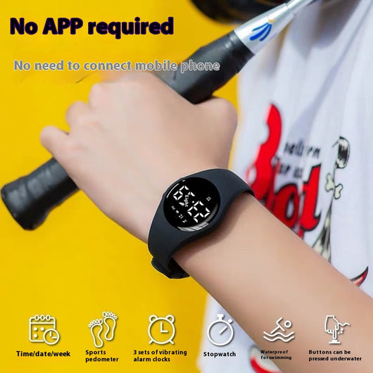 Reloj Deportivo Despertador Vibración Impermeable para Estudiantes - Image 3