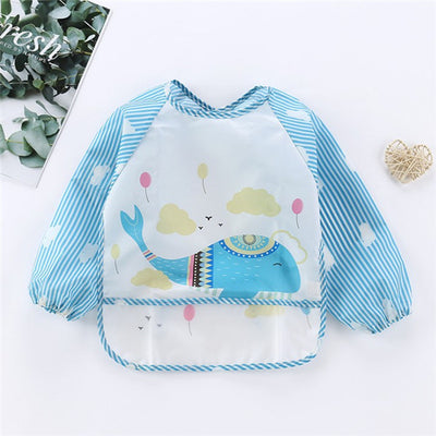Babero Impermeable para Bebé con Bolsillo Atrapa Comida - Image 17