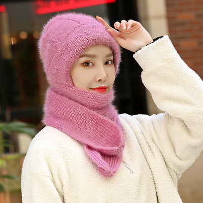 Conjunto Gorro y Bufanda Mujer Invierno - Diseño 2 en 1 con Forro Grueso - Image 5