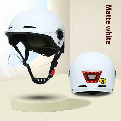 Casco Inteligente con Bluetooth, Control por Voz y Luz de Alerta - Image 3