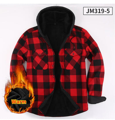 Sudadera Térmica con Capucha y Forro Polar Grueso para Hombre - Image 21