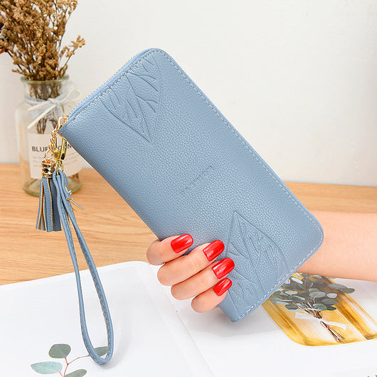 Billetera Larga de Cuero para Mujer Multifuncional - Image 7