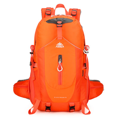 Mochila de Trekking AZELA Electron 40L - Blanco y Azul Marino para Senderismo y Viajes - Image 6