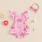 Enterizo para Bebé con Rayas y Flores - Colección Primavera