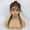 Peluca de Trenzas Sintéticas con Encaje Frontal - Cabello Afro Trenzado