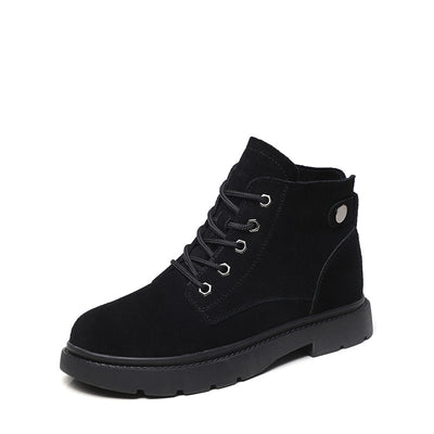 Zapatos de Cuero Estilo Británico con Suela Gruesa y Aumento de Altura - Image 3