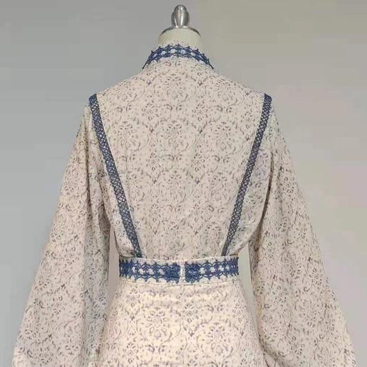 Conjunto de Dos Piezas con Blusa de Mangas Globo y Falda para Mujer - Image 15