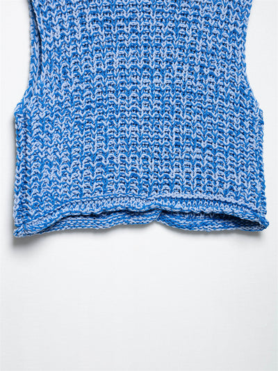 Chaleco Tejido Grueso de Punto Liso Estilo Europeo Casual - Image 13