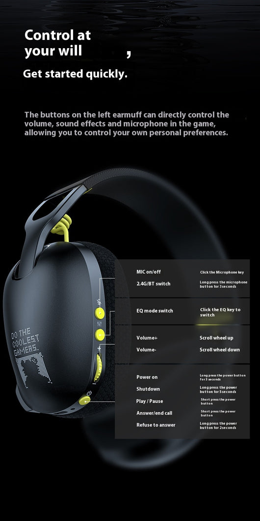 Auriculares Gaming Inalámbricos con Cancelación de Ruido y Bluetooth - Image 10