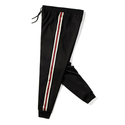 Pantalones deportivos casuales con rayas de contraste - Image 4