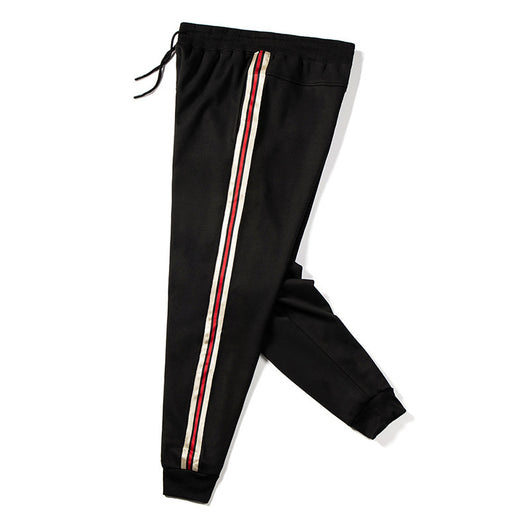 Pantalones deportivos casuales con rayas de contraste - Image 4