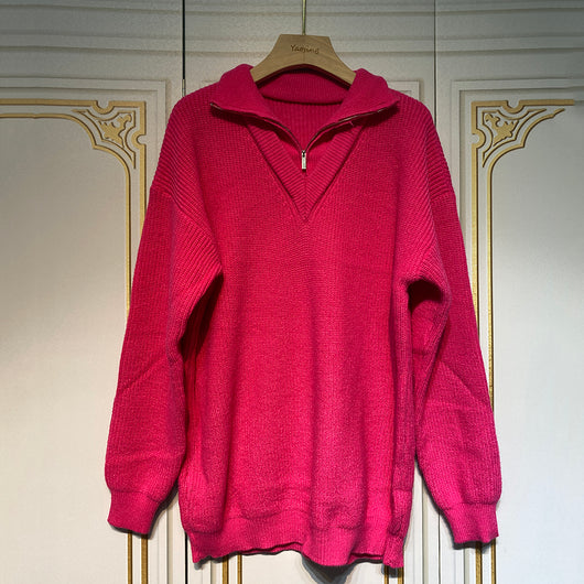 Suéter Oversized Retro Hong Kong Estilo Desenfadado para Mujer - Image 12