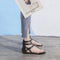 Sandalias de Espiga Tejida
