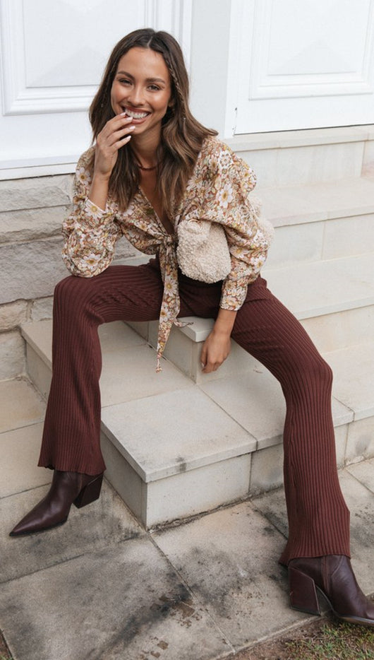 Cardigan Estampado para Mujer con Cordones y Encaje - Image 14