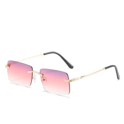 Gafas de Sol Cuadradas Sin Marco - Estilo Moderno para Hombre y Mujer - Image 5