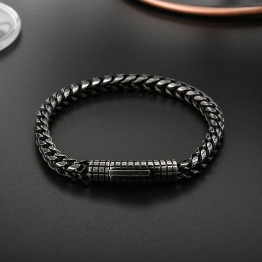 Pulsera Vintage de Acero Inoxidable para Hombre - Image 4