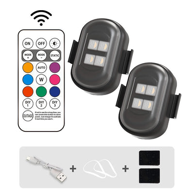 Luz de Advertencia LED para Motocicleta con Control Remoto Inalámbrico - Image 7