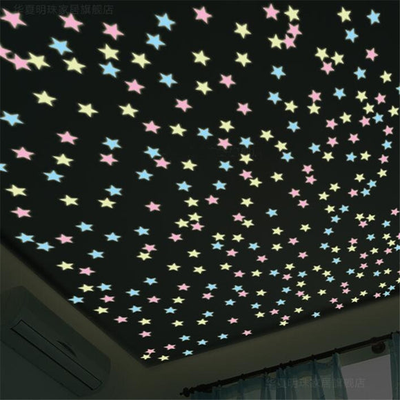 Pegatinas de Estrellas Luminosas para Pared - Decoración Brillante en la Oscuridad