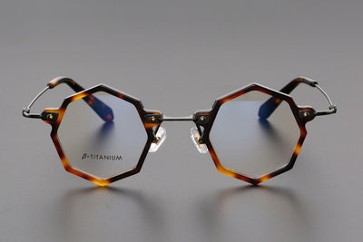Gafas Retro Ultraligeras de Titanio Puro con Lentes para Miopía - Image 12